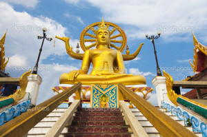 big buddha statue on koh samui, thailand