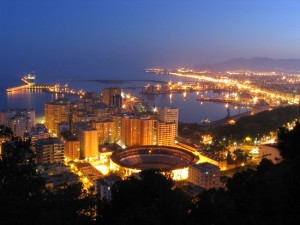malaga view from gibralfaro